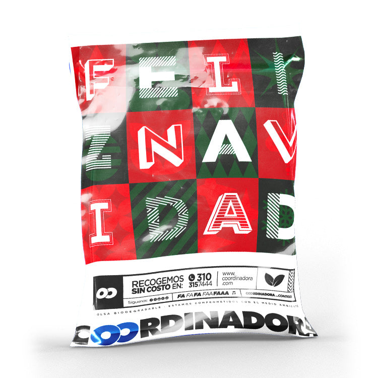 Bolsa Grande Navidad Sellable  x 100 Unidades
